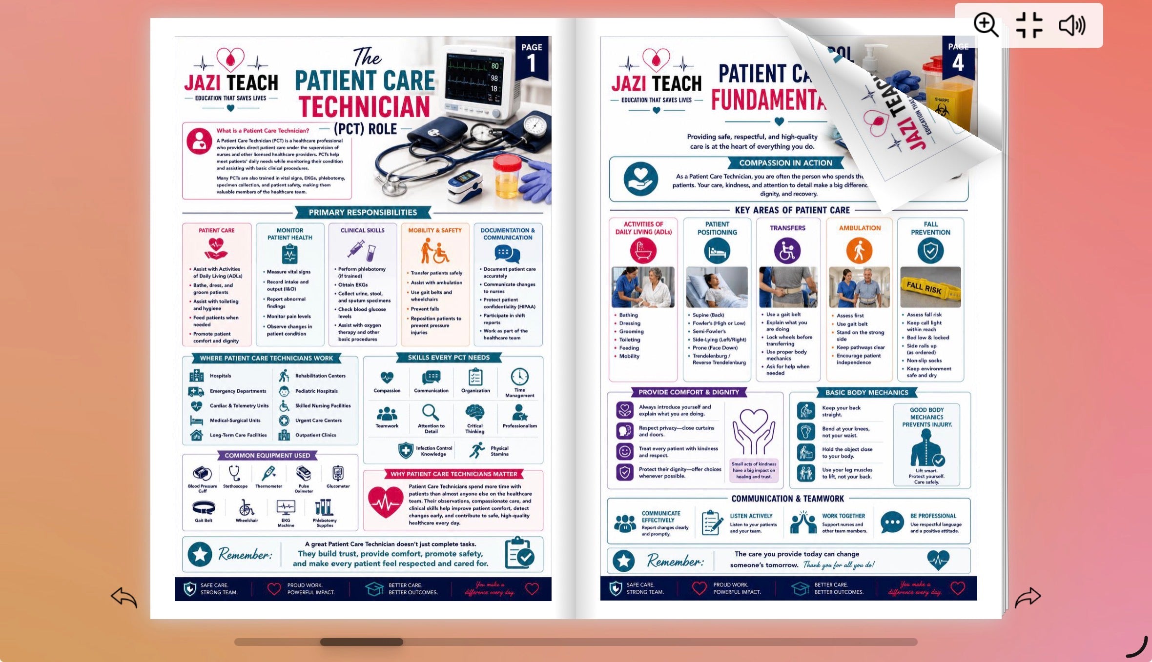 Patient Care Tech reference guide-Flipbook